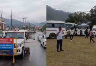 लगातार बारिश के कारण चारधाम यात्रियों को श्रीनगर में रोका गया, भूस्खलन की आशंका से प्रशासन सतर्क