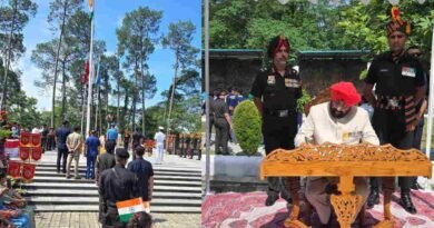 कारगिल विजय दिवस पर राज्यपाल गुरमीत सिंह ने शहीद जवानों को दी श्रद्धांजलि
