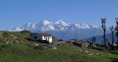 भल्डगांव के विस्थापन की ड्रोन सर्वे रिपोर्ट टीएचडीसी को मिली, ग्रामीणों का धरना आठवें दिन भी जारी