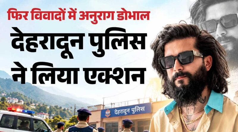 देहरादून में बिग बॉस फेम यूट्यूबर अनुराग डोभाल गिरफ्तार, मारपीट और जान से मारने की धमकी के आरोप